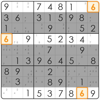 sudoku x wings explain